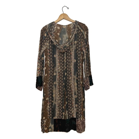 Sandro | Boho Hooded Maxi Dress - Picture 2 of 6
